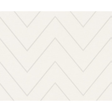 Modern Non-Woven Wallpaper - DW228939433 Black and White Wallpaper, Roll