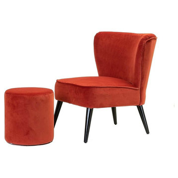 Bethany Lounge Chair and Ottoman Set