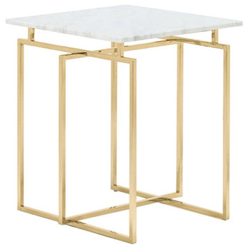 Elmore Side Table, Gold