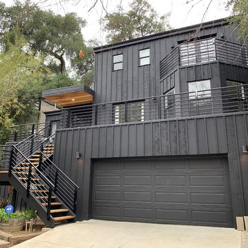 Epulum Horizontal Railing in Black | Topanga, California
