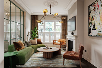This is an example of a living room in London.