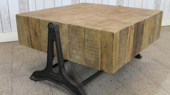 INDUSTRIAL STYLE COFFEE TABLE
