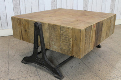 INDUSTRIAL STYLE COFFEE TABLE