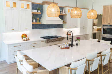 Example of a cottage kitchen design in Other