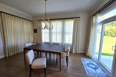 Dining room - traditional dining room idea in Detroit