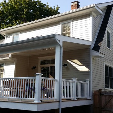 6 1/4" Cobblestone HardiePlank with Arctic White Hardie Trim