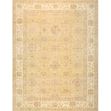 Pasargad Home Ferehan Hand-Knotted Lamb's Wool Area Rug, 13'x17'5"
