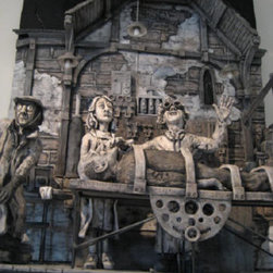 Home Theater 3-Dimensional Clay Movie Poster Sculptres - Artwork