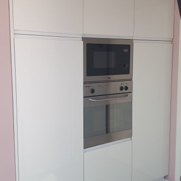 Cocina integrada en la terraza