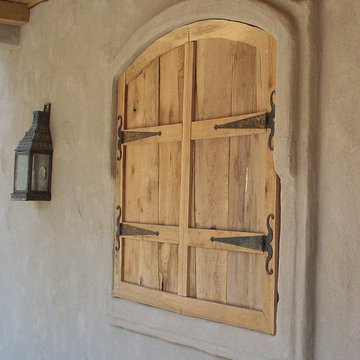 Rustic doors, widows and grates