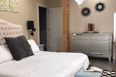 Inspiration for a modern bedroom remodel in Other