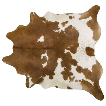 Brazilian Brown and White Cowhide, Xlarge