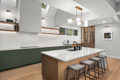 Inspiration for a transitional kitchen remodel in Portland