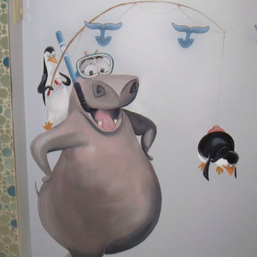 Madagascar Themed Nursery
