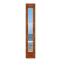FD1LCLEARSL - MAHOGANY SIDE-LITE: 1-LITE DUAL TEMPERED CLEAR GLASS - Windows And Doors