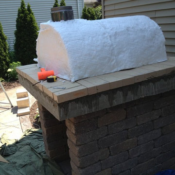 The Fisher Family Wood Fired Brick Pizza Oven in Ohio