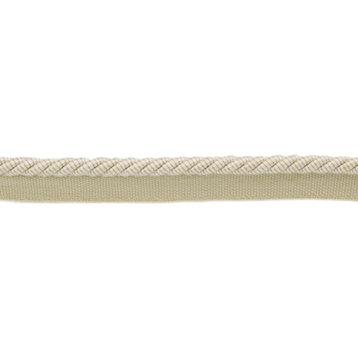 Cotton Twisted Rope Cord With Lip, Color# 51185, Kasha Ivory, 27 Yards