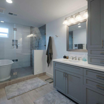 Traditional Master Bathroom Remodel In Grapevine TX