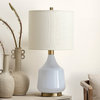 Amelia Glass Table Lamp, Blue