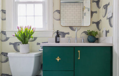 Bathroom of the Week: A Tiny but Fun and Timeless Kids' Bathroom