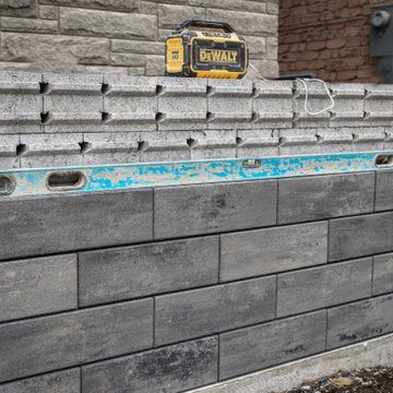 Soil Retention Wall for Toronto Home