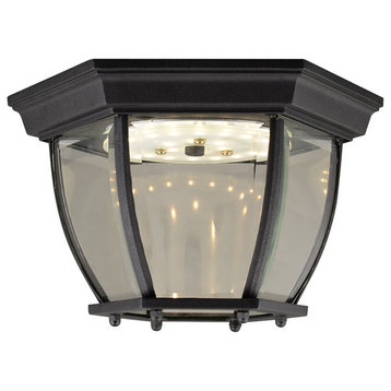 Design House 578518 Canterbury 10-13/16"W Integrated LED Outdoor - Black