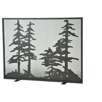 44"x33" Tall Pines Fireplace Screen