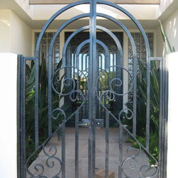 Courtyard & Pedestrain Gates - Home Fencing And Gates
