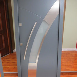 Modern Exterior Door Model 015 - IN STOCK - Front Doors
