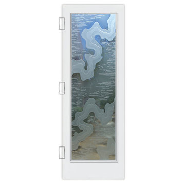 Front Door - Streams - Fiberglass Smooth - 36" x 80" - Book/Slab Door