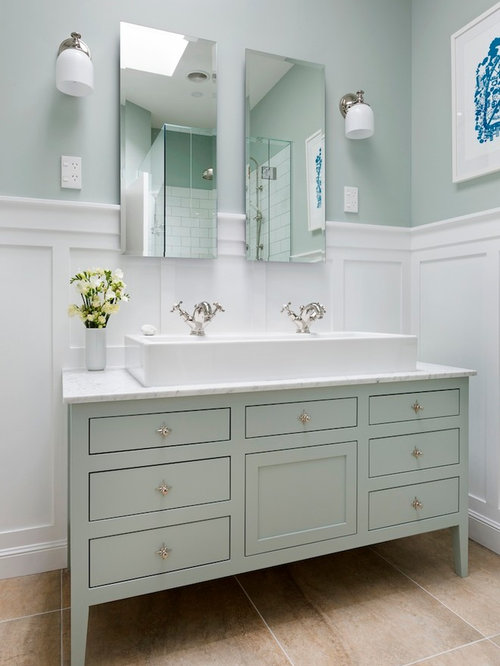 Houzz Bathroom with Green Design Ideas & Remodel Pictures