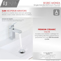 STYLISH Single Hole Bathroom Faucet