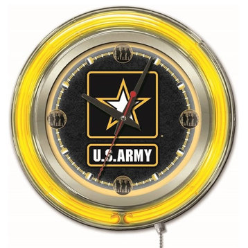 U.S. Army Neon Clock