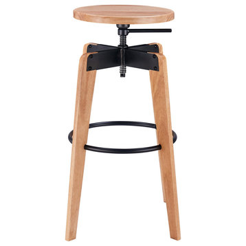 Nelson Adjustable Stool, Natural