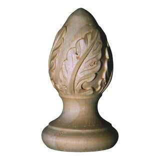 Hand-Carved Reclaimed Wood Finials