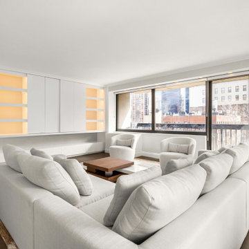 Transform unit into a modern oasis while expanding the kitchen