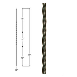 Twist and Basket Iron Balusters - Products