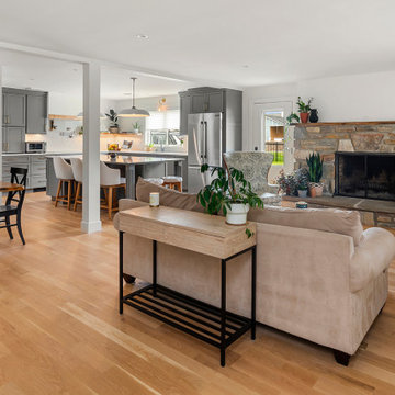Open concept, first floor redesign