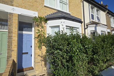 This is an example of a victorian entrance in London.