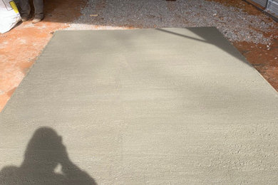Inspiration for an industrial garage remodel in Charlotte