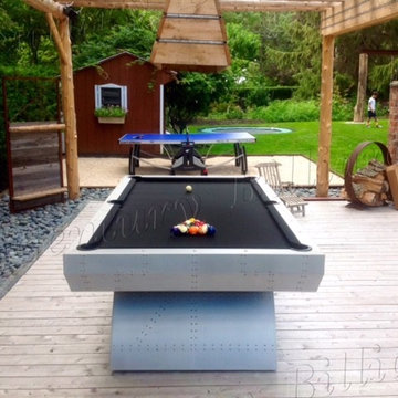 The Custom Outdoor Aviator Pool Table
