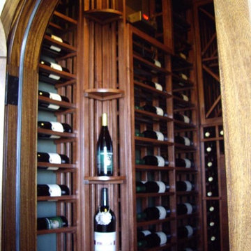 Residential Wine Cellar Texas; View From the Door