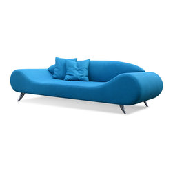 Harmony Sofa - Turquoise Fabric - Sofas