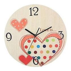 Originality Wall Clock Love Wedding Clock Mute LC1107 - Wall Clocks
