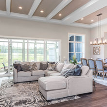home build - living room