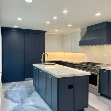 Beautiful Blue Kitchen