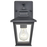 Millennium Lighting - Bellmon Collection 1 Light 5.625" Powder Coat Black Outdoor - The Bellmon Collection takes outdoor lighting to the next level with the perfect balance of traditional style and understated elegance. These exterior fixtures are available in both powder coated black and bronze and finished with clear glass.