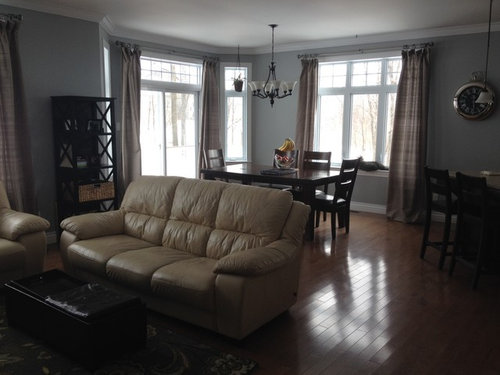 Need help with my open concept "Living room - Dining Room"