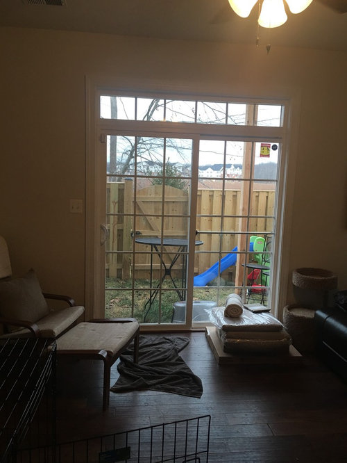 Man cave curtains and rug