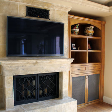 Camarillo Hills Estate Entertainment Cabinetry and Wine Cabinetry